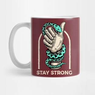Stay Strong Snake Bite Mug